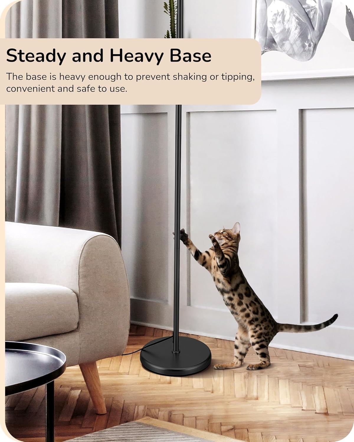 Modern LED Floor Lamp Dimmable Standing Light Living Room Bedroom Lighting