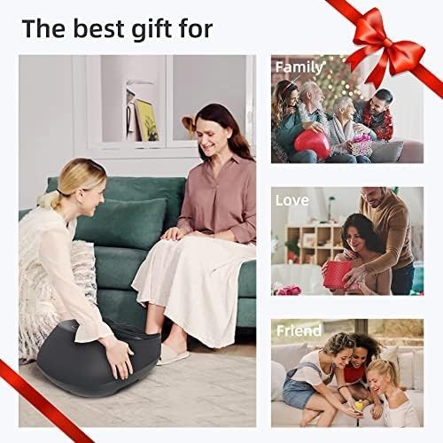 Shiatsu Foot Massager with Heat, Compression & Vibration, Deep Kneading
