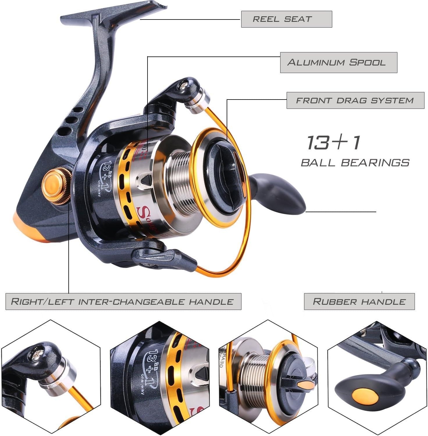 Telescopic Carbon Fiber Fishing Rod & Reel Combo for Travel Beginners