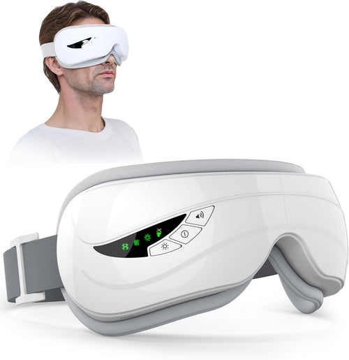 Heated Eye Massager Mask with Music 5 Modes Foldable