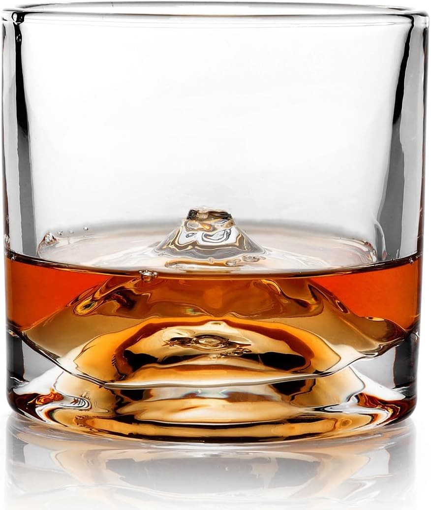 Mount Fuji Whiskey Glasses Set of 2 – 260ml Freeze-Chill Crystal Tumblers