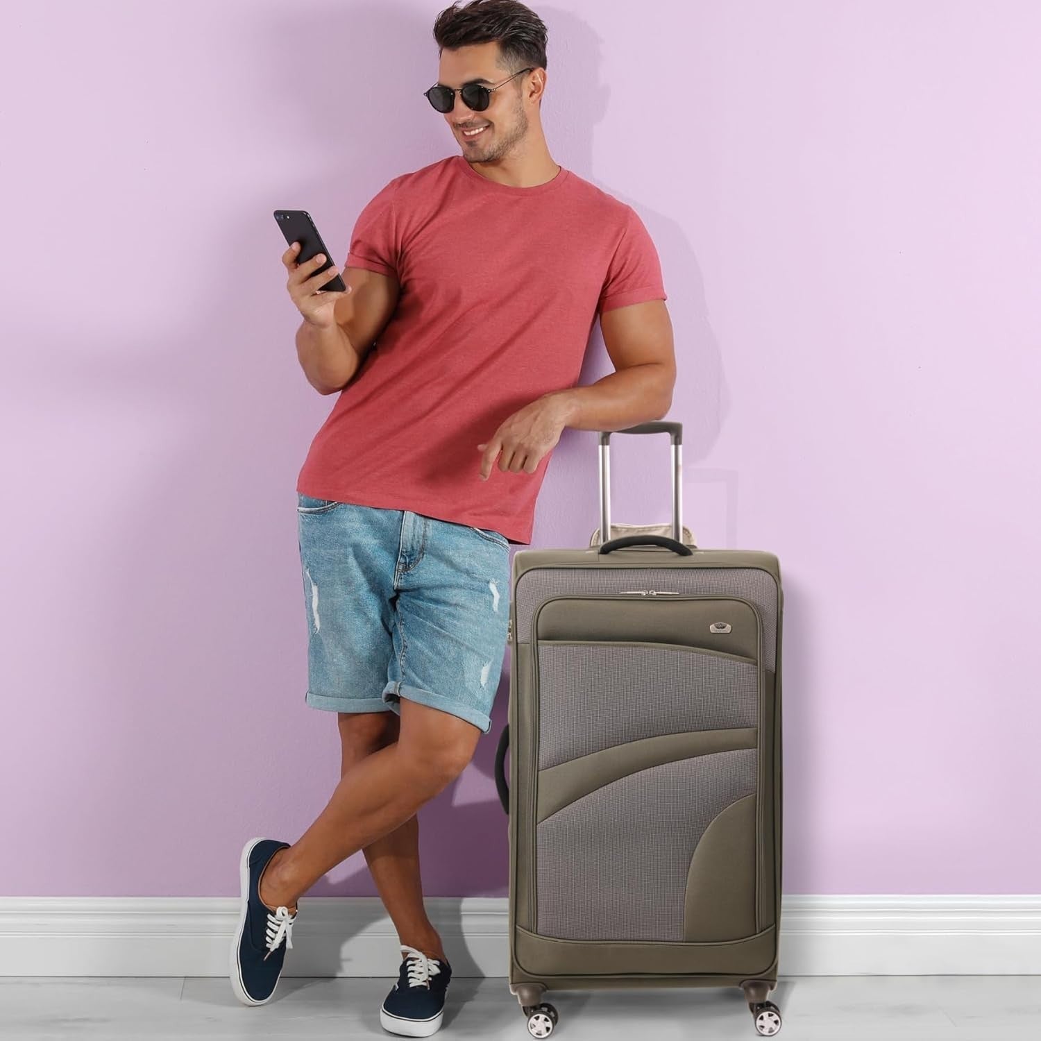 Extra Large 30in Eco Hold Luggage Lightweight Spinner Case TSA Approved