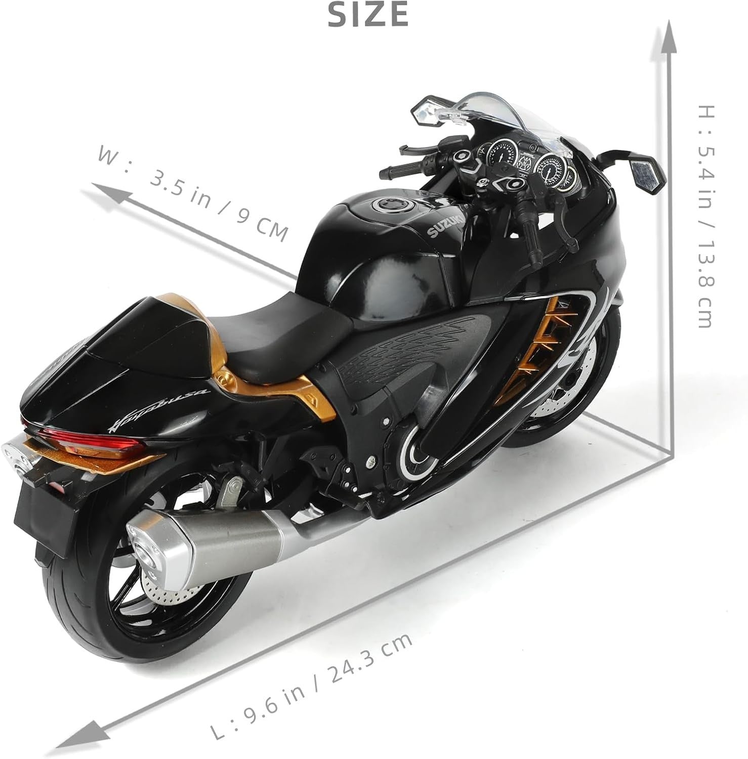 Mini 1:9 Die-Cast Motorcycle Model, No Assembly, Perfect Collectible Gift
