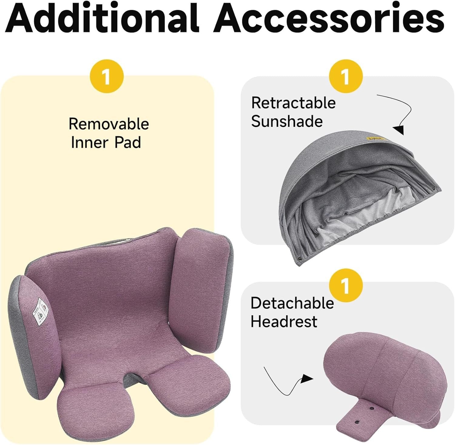 360° Rotating i-Size Baby Car Seat ISOFIX 40–150cm ERF Recline Safety