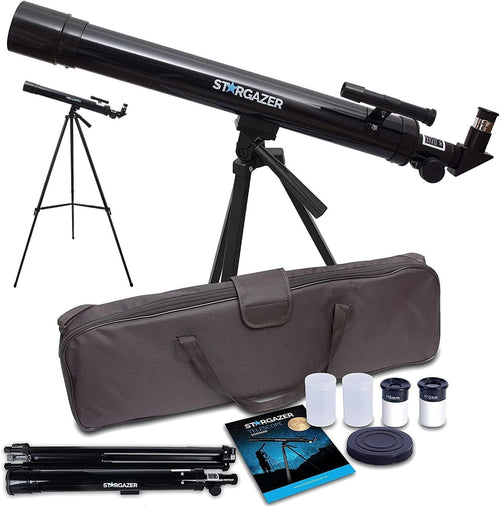 50mm Aperture 400mm Refractor Telescope for Kids & Beginners with Tripod
