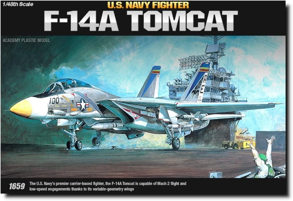 Military Aircraft Model Kit F-14A Tomcat 1:48 Scale Detailed Plastic Build