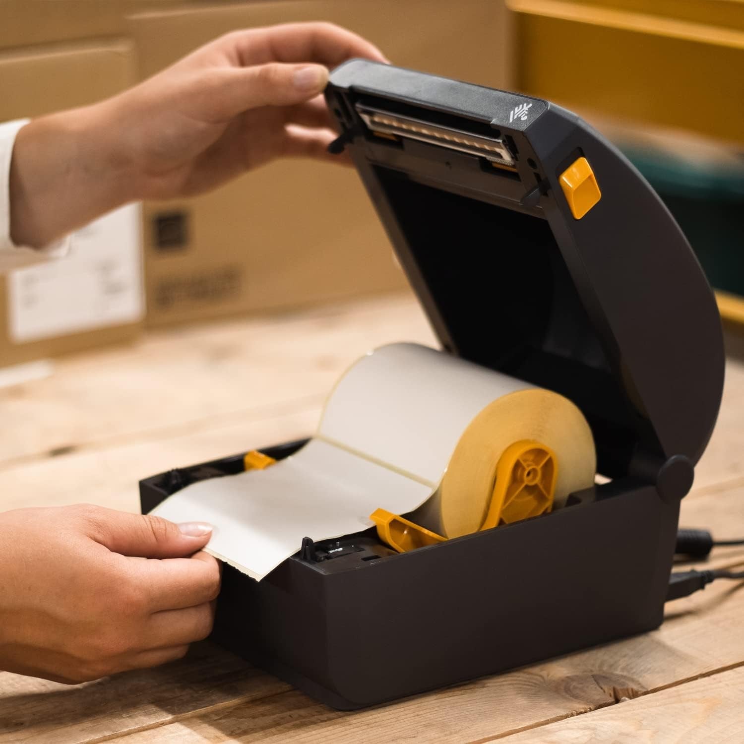 Zebra ZD230 4" Direct Thermal Desktop Printer USB & Ethernet Connectivity
