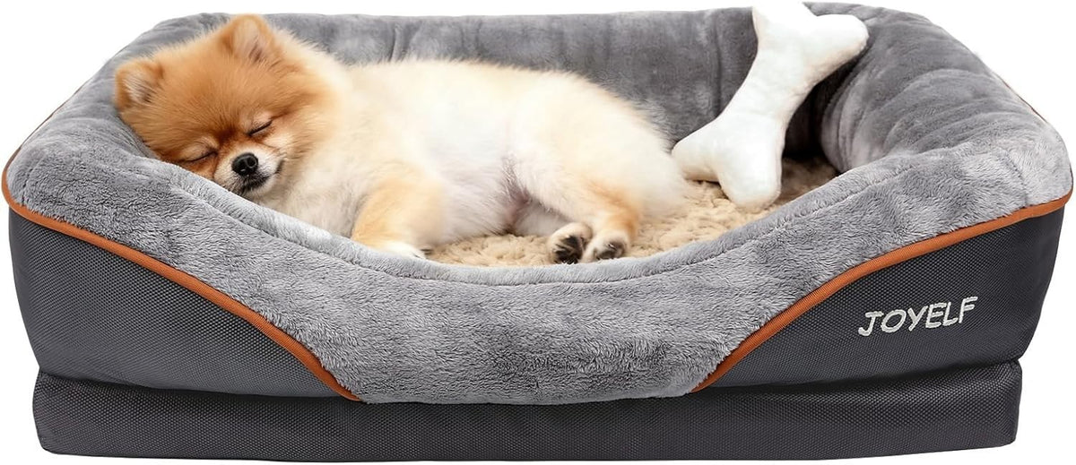 Small Orthopedic Memory Foam Dog Bed Sofa Washable 68x50x15cm