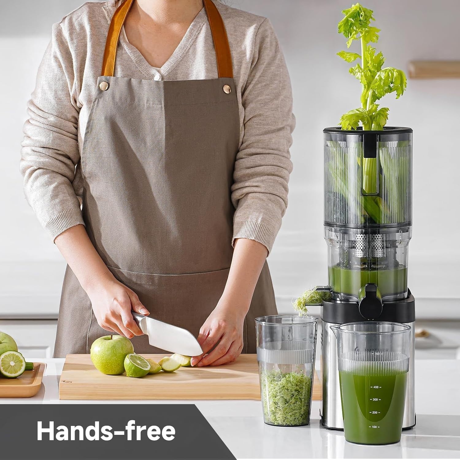 Cold Press Juicer 142mm XL Wide Chute Whole Fruit 1.8L Quiet Easy Clean