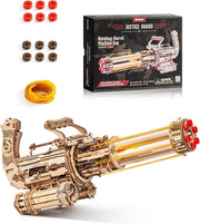3D Wooden Mechanical Puzzle Kit Rotary Action Model DIY STEM Build