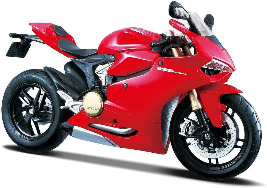 1:12 Scale Sports Motorbike Model Kit Red Racing Replica  Display Ready