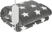 Electric Heated Throw Blanket Fleece 9 Heat Settings Auto Shut Off