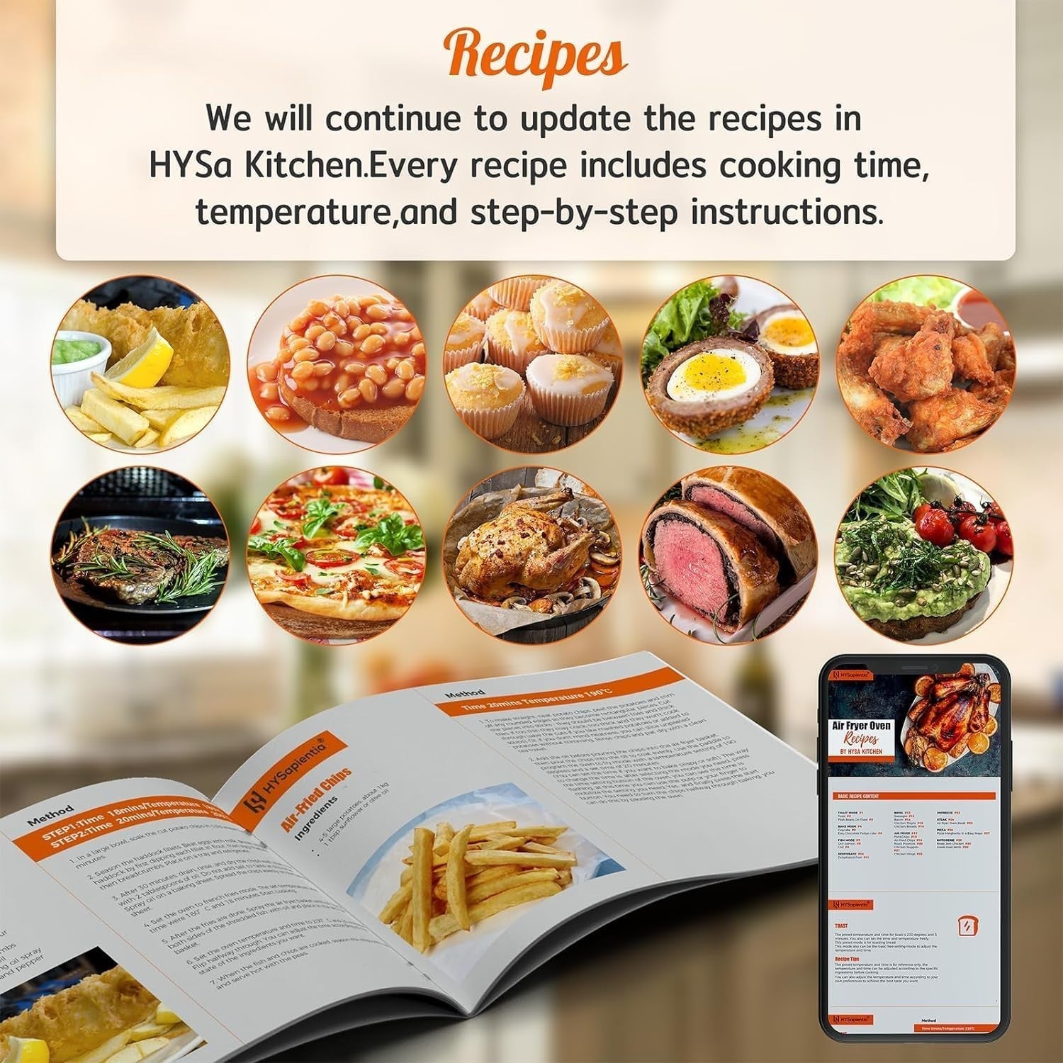 24L Air Fryer Oven with Rotisserie | 10-in-1 Convection Cooker | 1800W