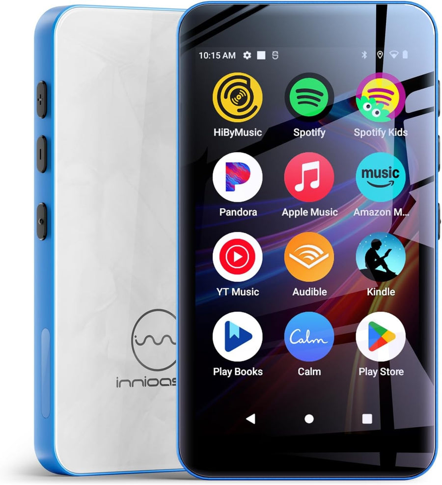 160GB WiFi Bluetooth MP3 Player Blue 4" Touch Screen FM