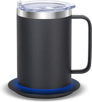 Self Heating Coffee Mug 14oz USB Temp Control Desk Set