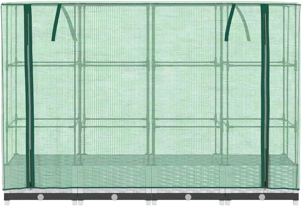 Large Raised Garden Bed with Greenhouse Cover 🌿 Weatherproof Planter Box