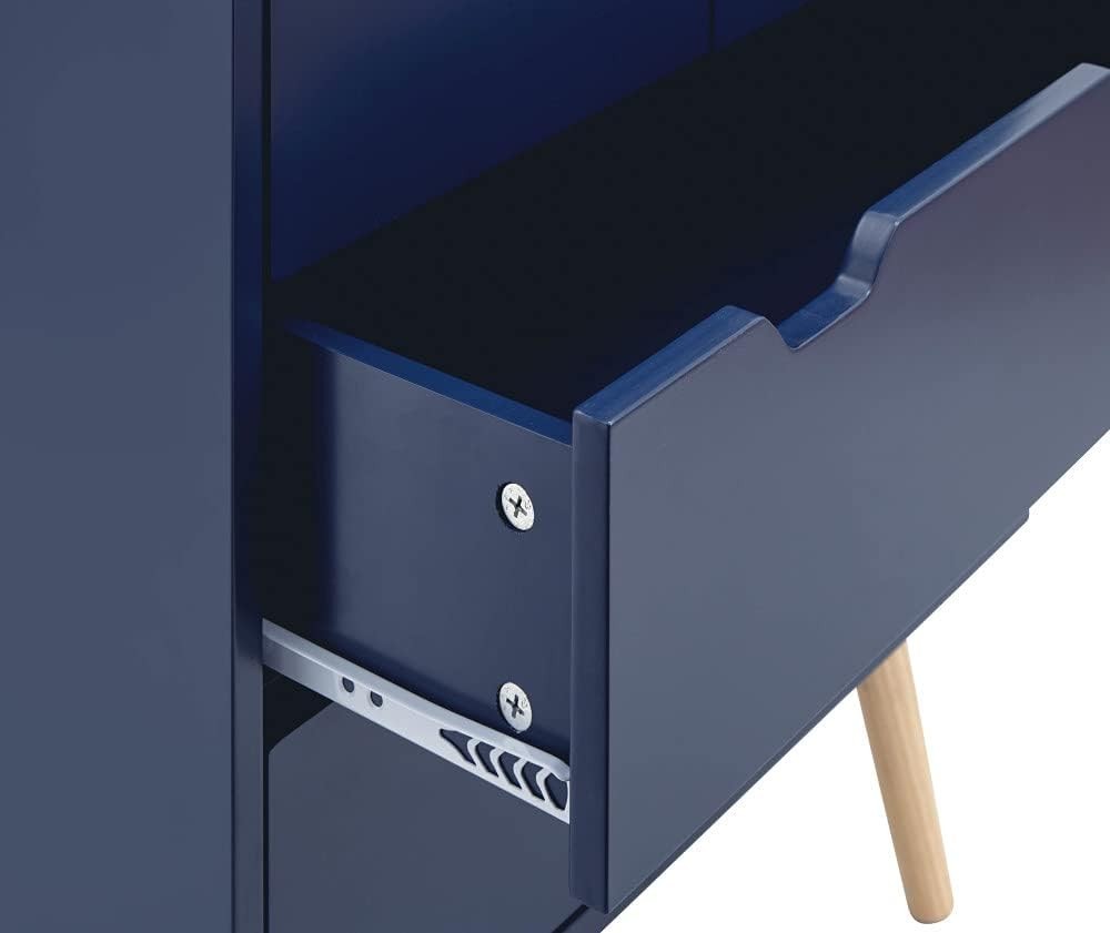 Modern 4 Drawer Chest Storage Unit Scandinavian Style Bedroom Furniture