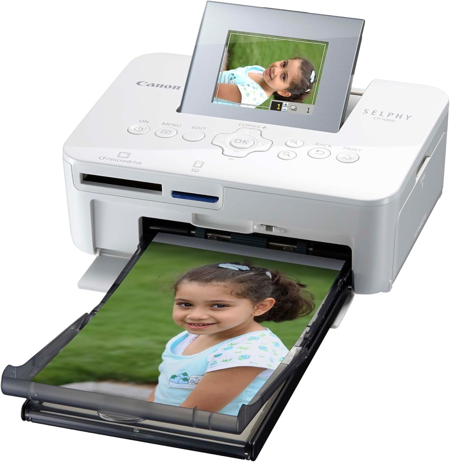 Portable Photo Printer | Lab-Quality Prints, Dye Sublimation, USB/SD