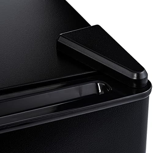 20L Mini Fridge Tabletop Frost Free Low Noise LED Lockable Black