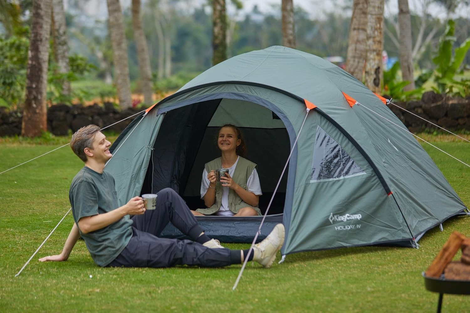 KingCamp 4-Person Dome Camping Tent Waterproof Outdoor Festival