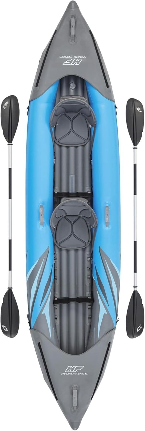 Inflatable Kayak Set w/ Paddle Pump Seat Carry Bag PVC Boat