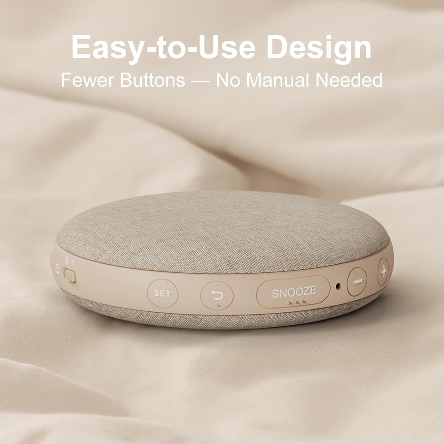 Vibrating Alarm Clock for Heavy Sleepers Portable Bed Shaker Rechargeable