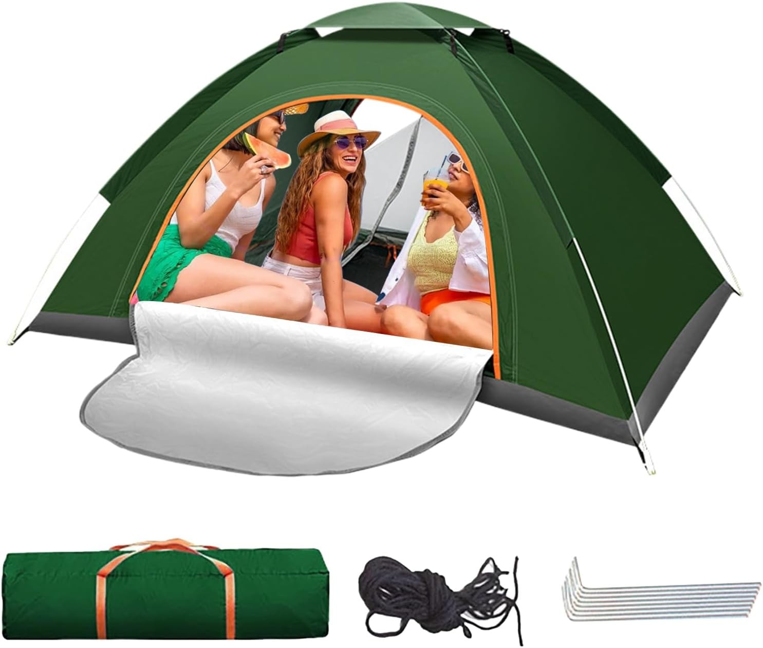 2 Person Pop Up Camping Tent Waterproof Lightweight Dome