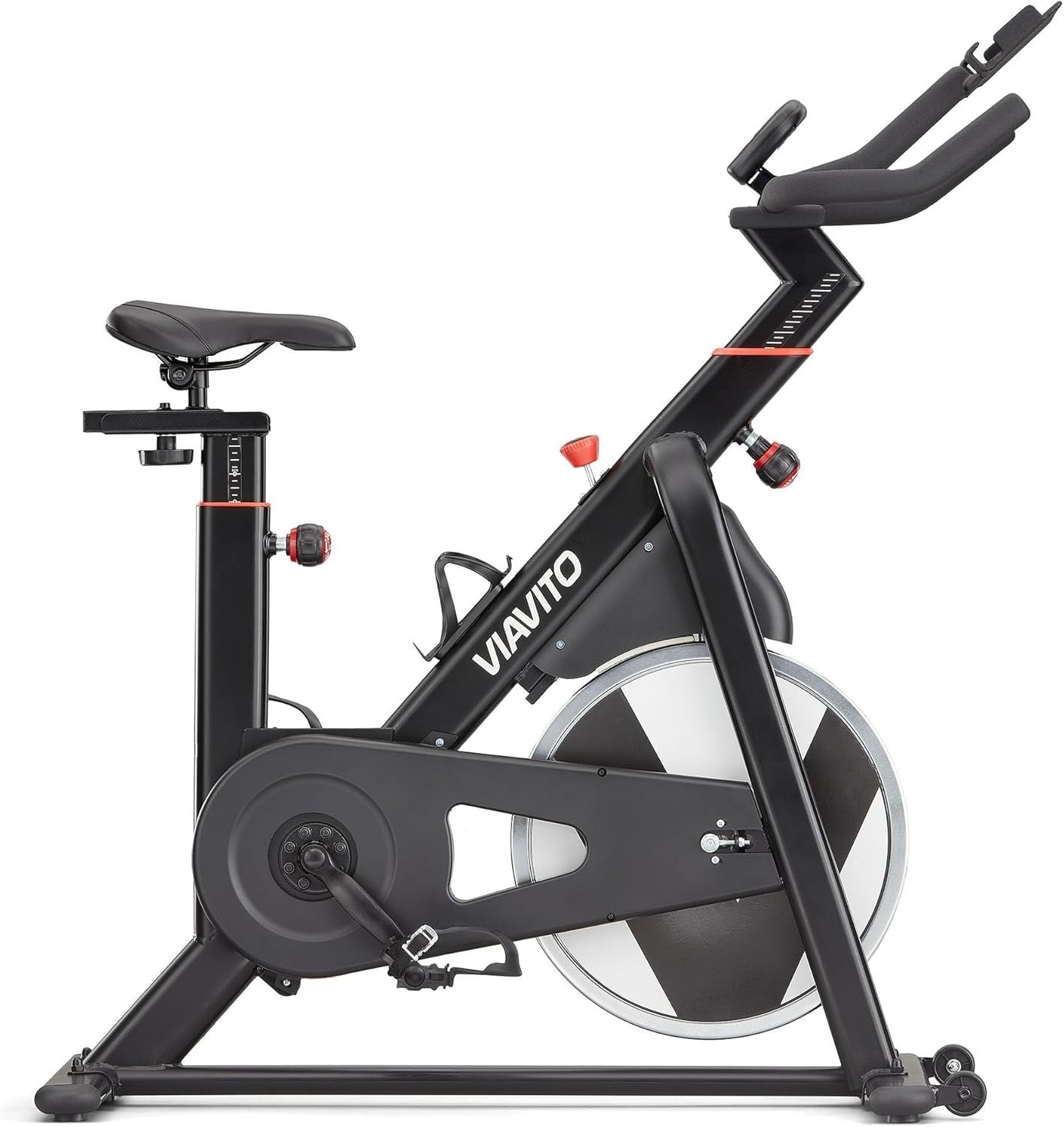 Indoor Cycling Spin Bike 9kg Flywheel Multi-Level Resistance LCD Home Cardio