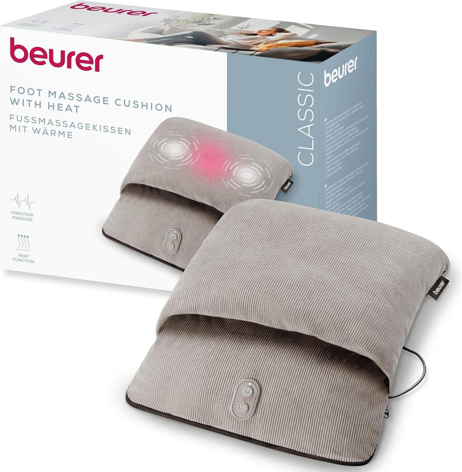 Heated Foot Massager & Warmer Cushion w/ Vibration USB-C
