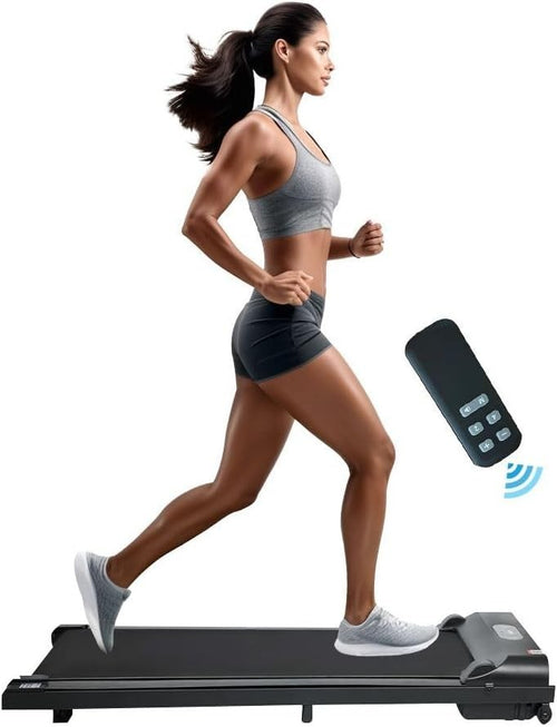 Under Desk Treadmill 2.5HP Walking Pad 1-8km/h Foldable Home Fitness