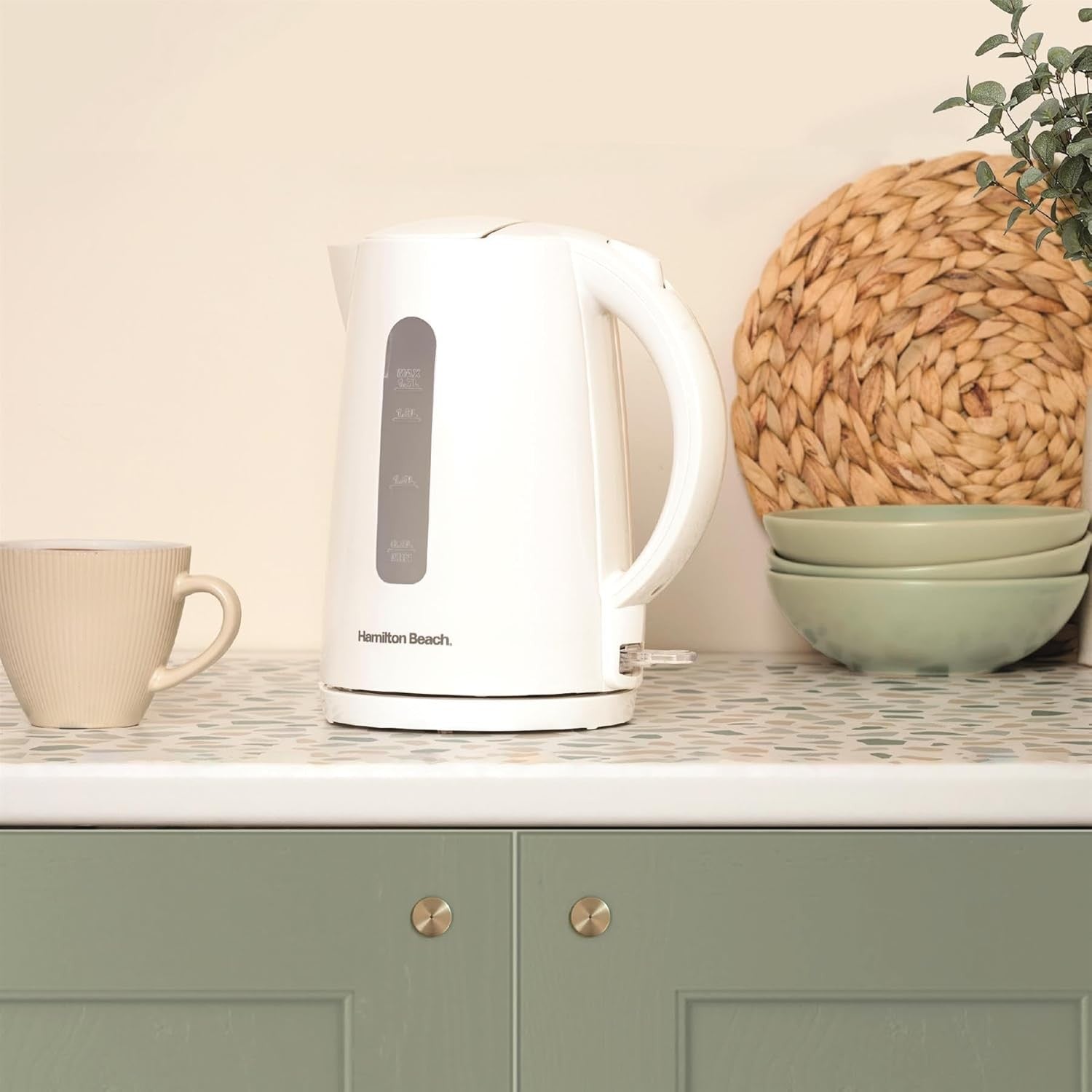 Beach Kitchen Set 1.7L Kettle 4-Slice Toaster 20L Microwave