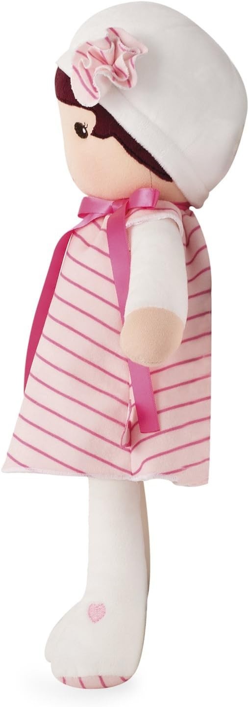 40cm Soft Velvet Baby Doll Striped Dress Cuddly First Doll Gift for Kids
