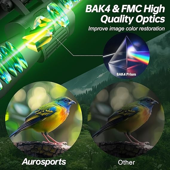 20x70 High Power Binoculars HD Long Range Wide View Outdoor Bird Watching