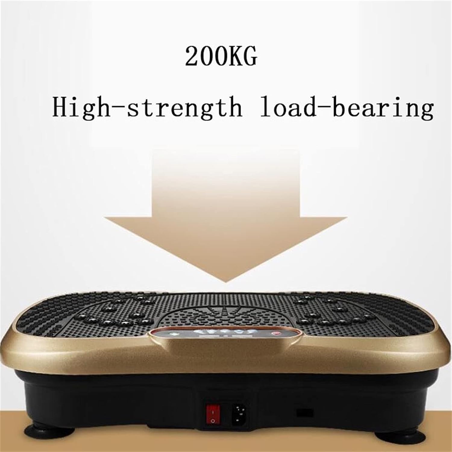 Vibration Plate Exercise Machine 99 Levels 5 Programs Remote Bands