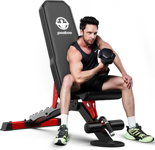 Heavy Duty Adjustable Weight Bench 1500lb Foldable Incline Decline