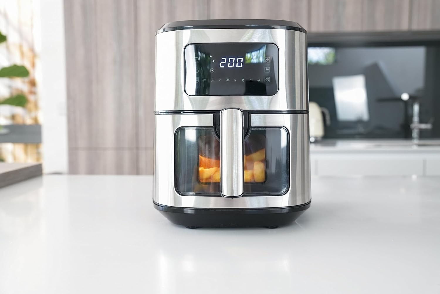 Air Fryer 6.5L 1700W Touchscreen Oil Free Low Fat Timer Temp Control