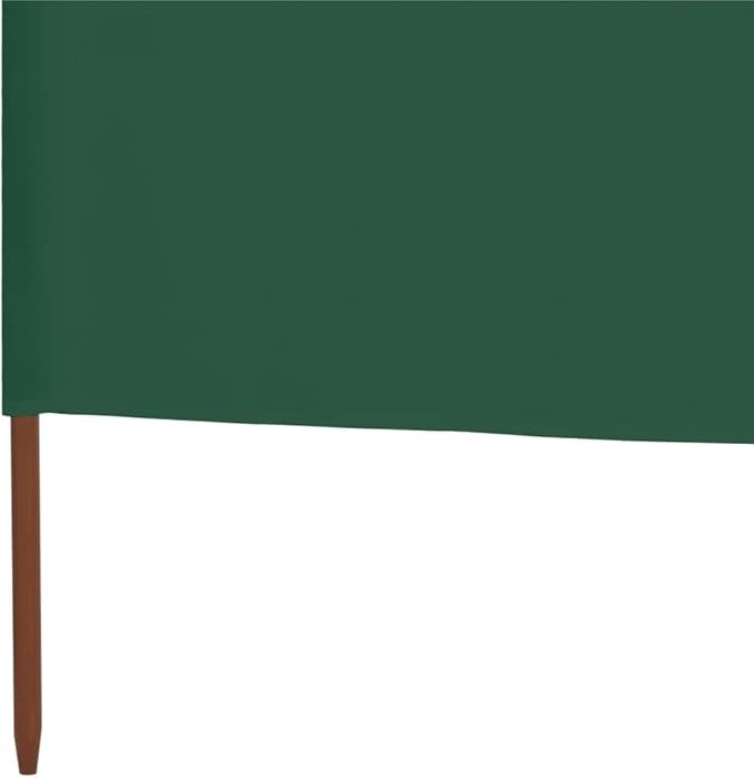 9-Panel Green Wind Screen 1200x80cm Outdoor Garden Camping Divider