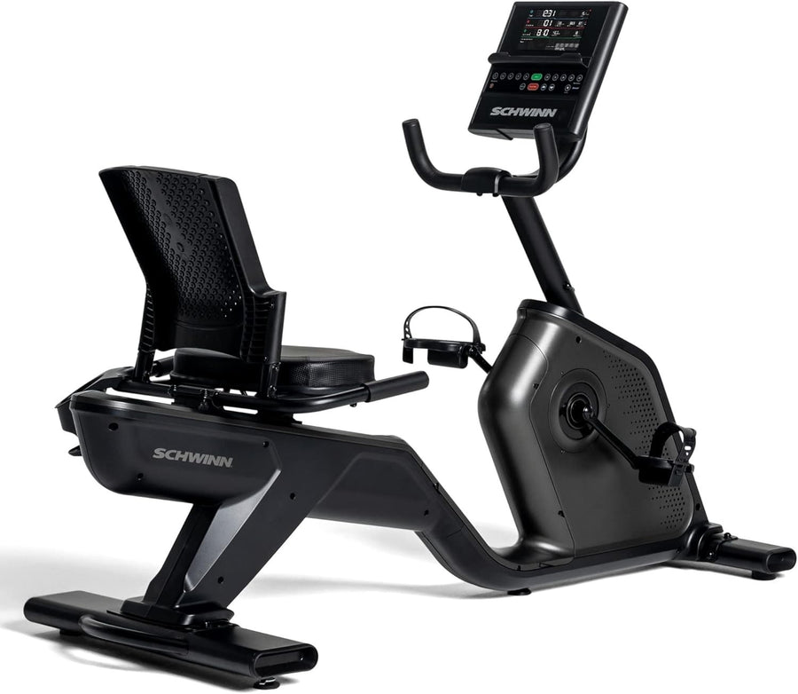 Recumbent Exercise Bike Magnetic Bluetooth LCD Quiet Comfort Seat Home Fitness