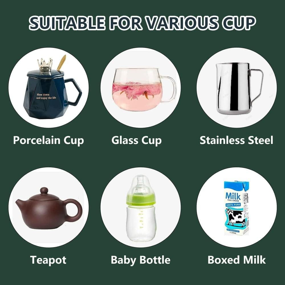 Coffee Mug Warmer with Mug Set Electric Desk Heater Green