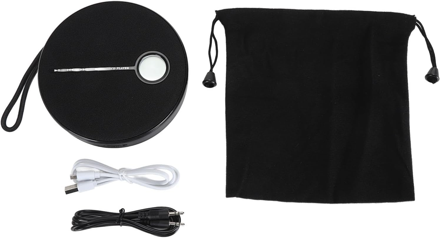 Portable Bluetooth CD Player Rechargeable Speaker Anti Skip AUX