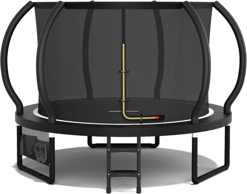 8ft Outdoor Garden Trampoline Safety Net Ladder Kids Play Set