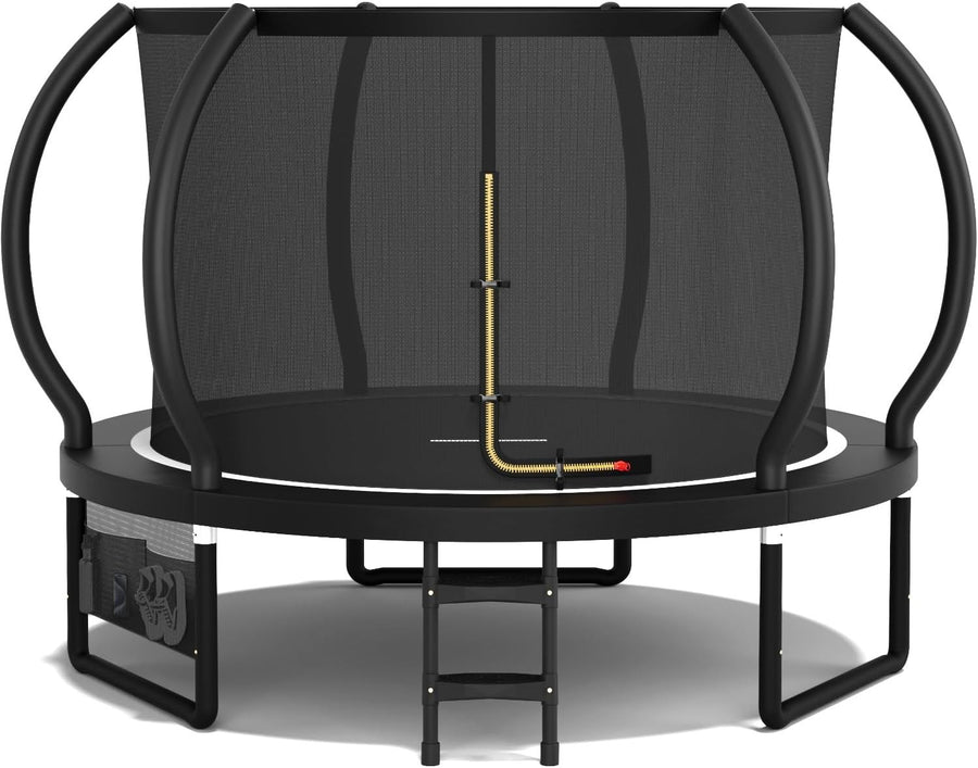 8ft Outdoor Garden Trampoline Safety Net Ladder Kids Play Set
