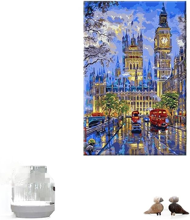 Big Ben London Canvas Wall Art 45.7x30.5cm Stretched Frame