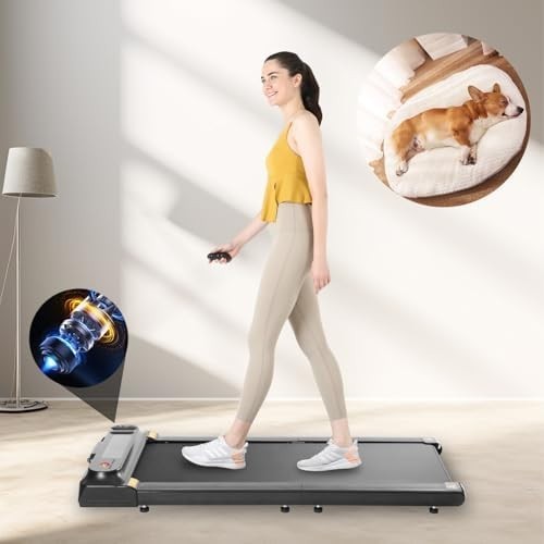 Folding Walking Pad 0.75HP Under Desk Treadmill LED Display Remote App Control