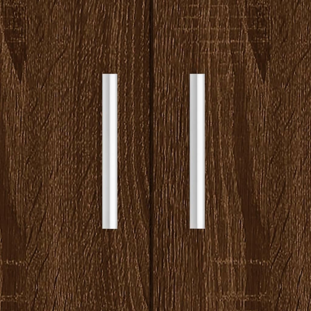 Fish Tank Aquarium Stand Brown Oak Storage Cabinet 81x36x73 cm Durable