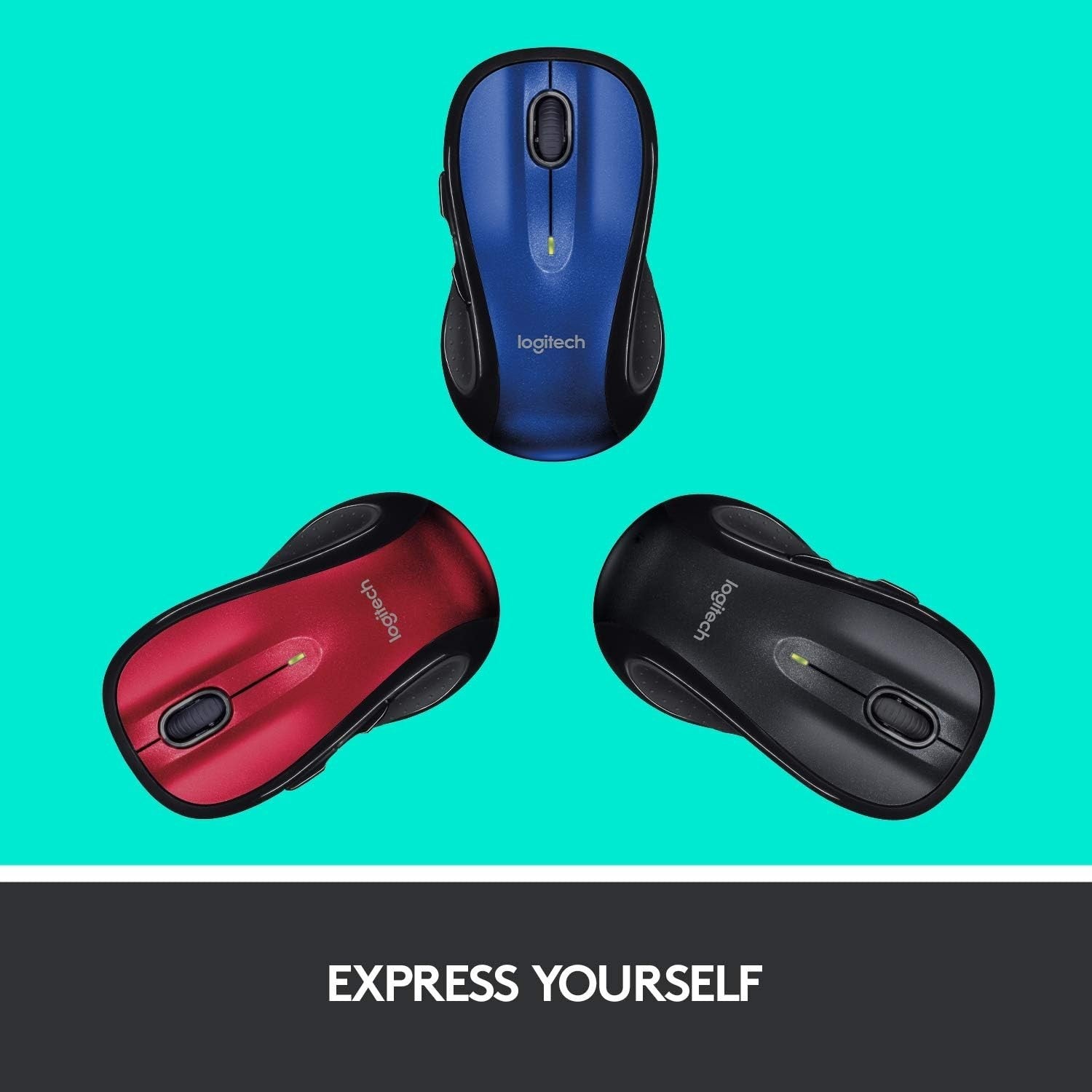 Wireless Laser Mouse Ergonomic 5 Button USB Receiver PC Laptop