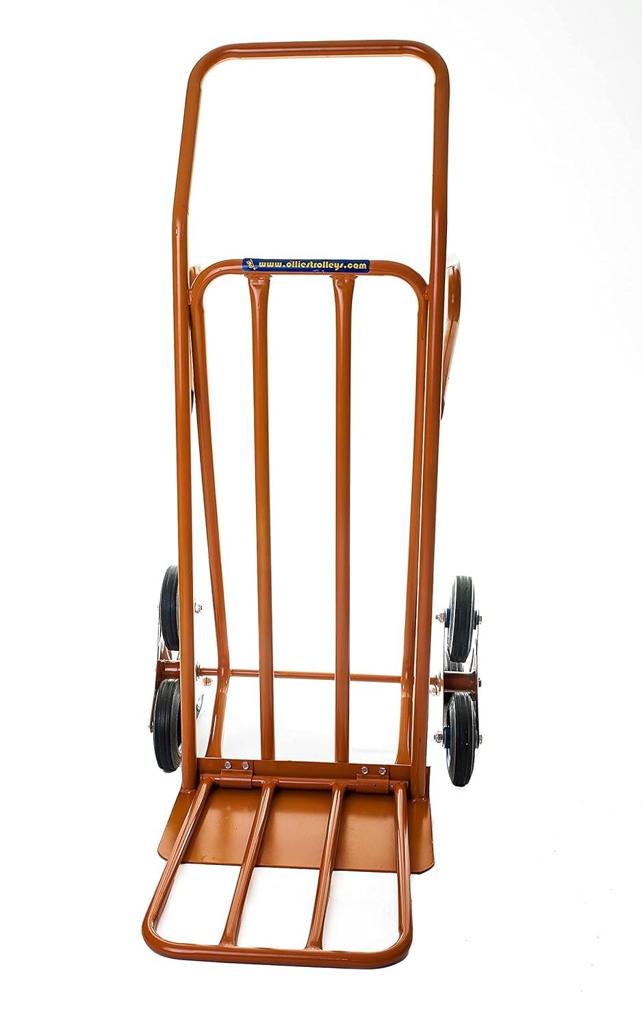 Stair Climbing Sack Truck 200kg Heavy Duty Triple Wheel Extended Load Plate