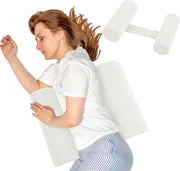 Side Sleeper Body Pillow Roll Bolster Back Support Breathable Cylinder Pillow