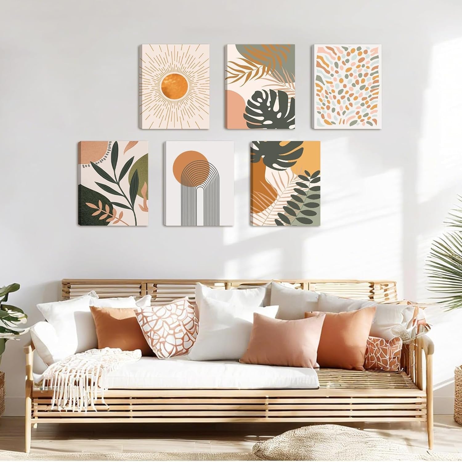 3-Piece Fruit Canvas Art 28x35cm Orange Lemon Strawberry