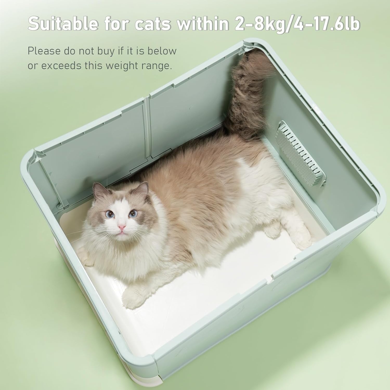 XL Hooded Cat Litter Box Covered Enclosed Tray Drawer Odor Control